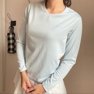 💛Nike Baby Blue Long Sleeve Shirt